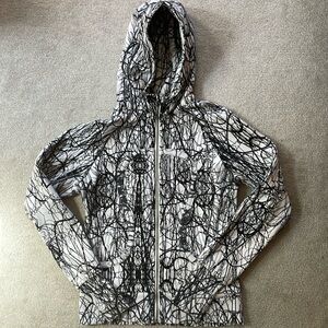 Lululemon Athletica Scuba Stretch Hoodie, Ghost Nesting Bird Print, Women’s 6